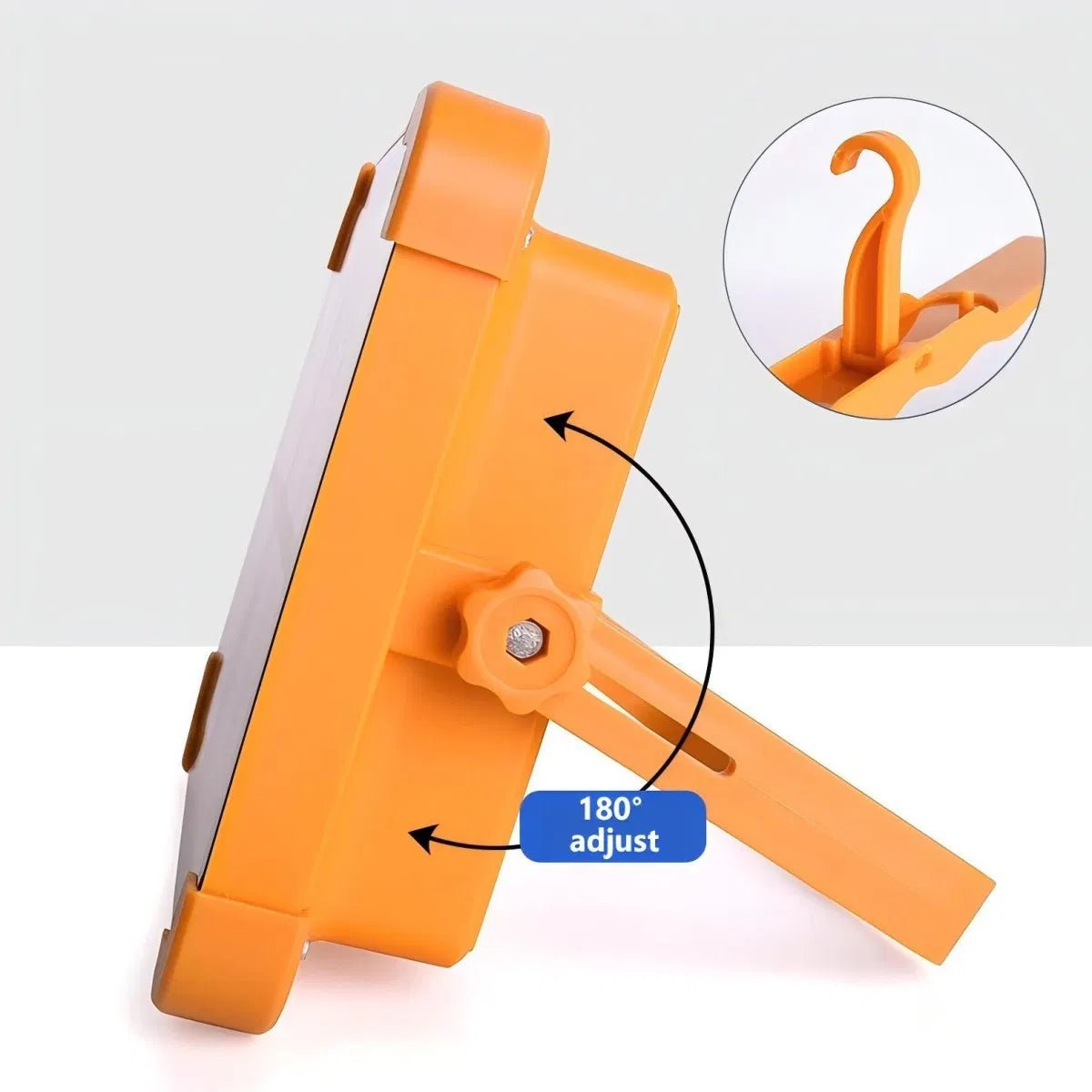 Portable Solar LED Work Light - Waterproof & Rechargeable Emergency Lighting - Mundo Electronic