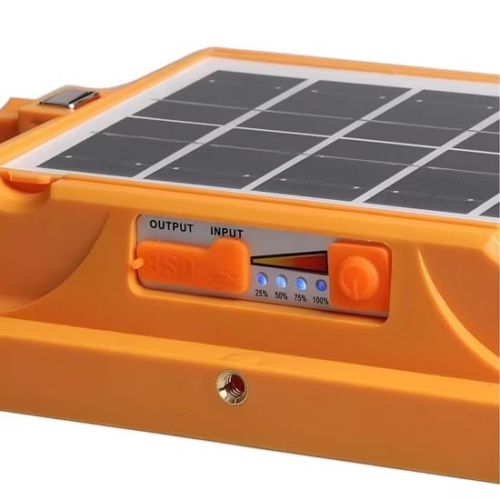 Portable Solar LED Work Light - Waterproof & Rechargeable Emergency Lighting - Mundo Electronic