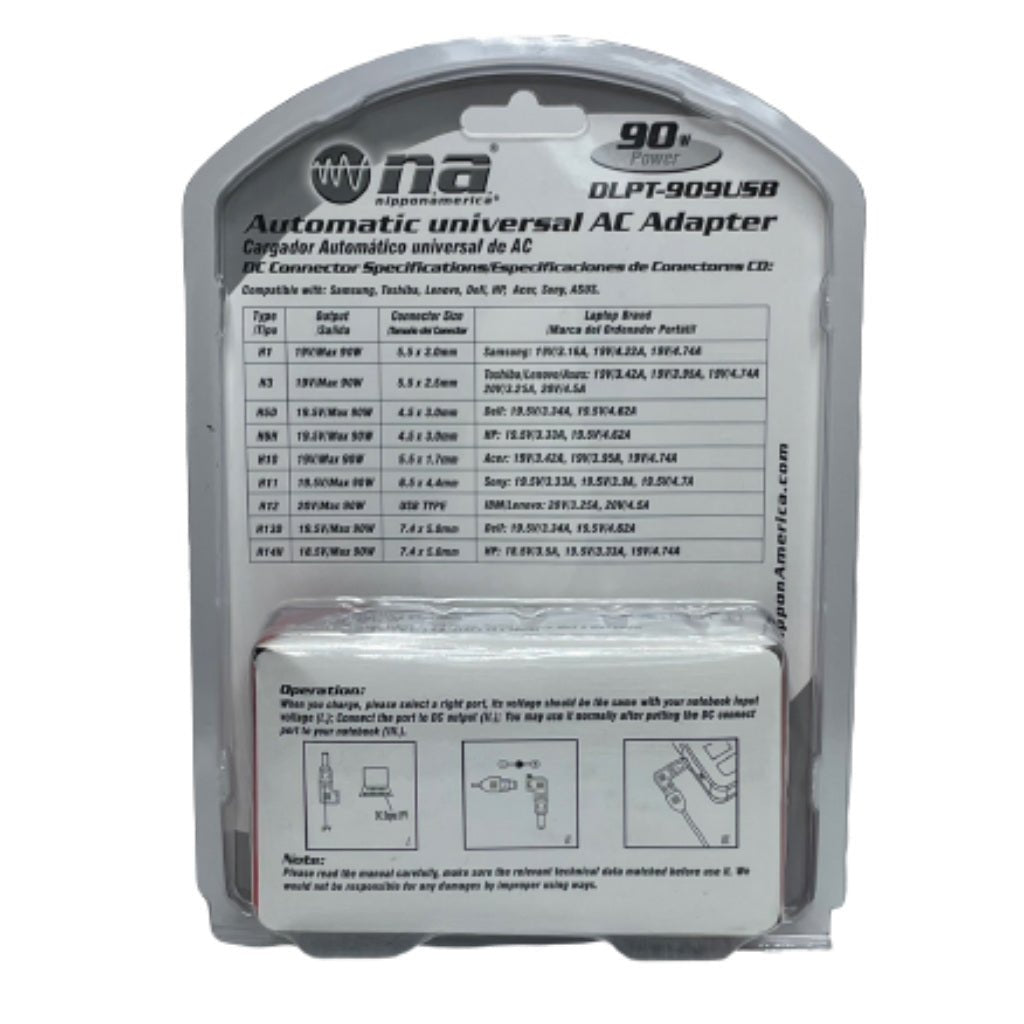 Automatic Universal AC Adapter - NA - Mundo Electronic
