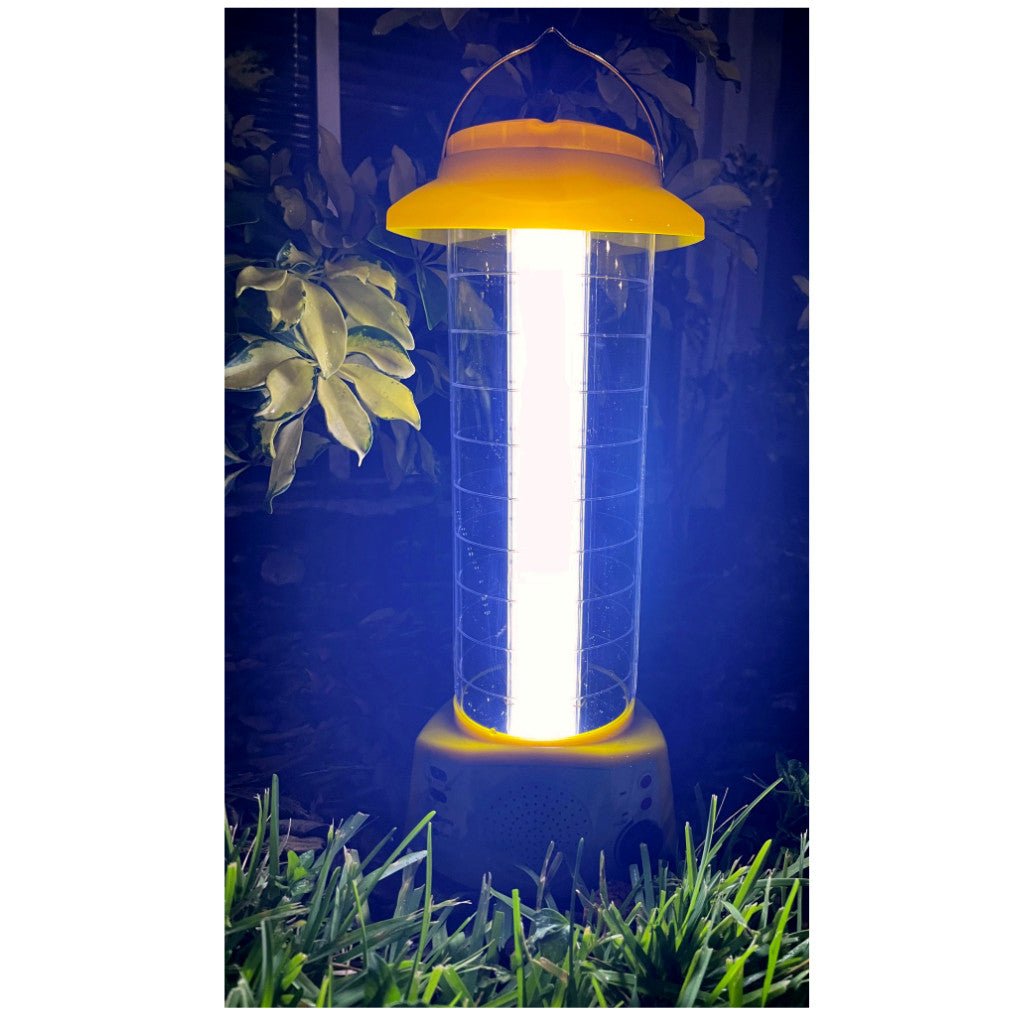 Ludger Rechargeable Lantern with Radio EL-1830LED - Mundo Electronic