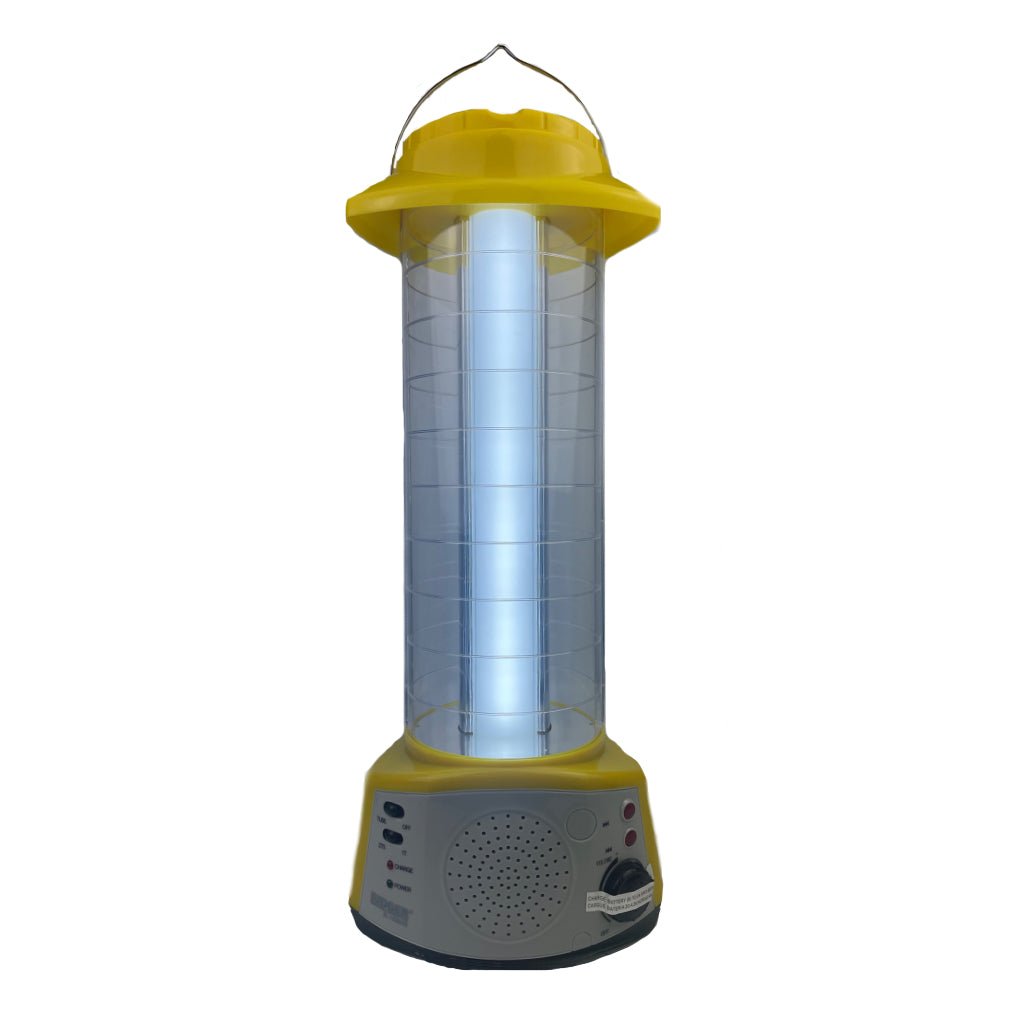 Ludger Rechargeable Lantern with Radio EL-1830LED - Mundo Electronic