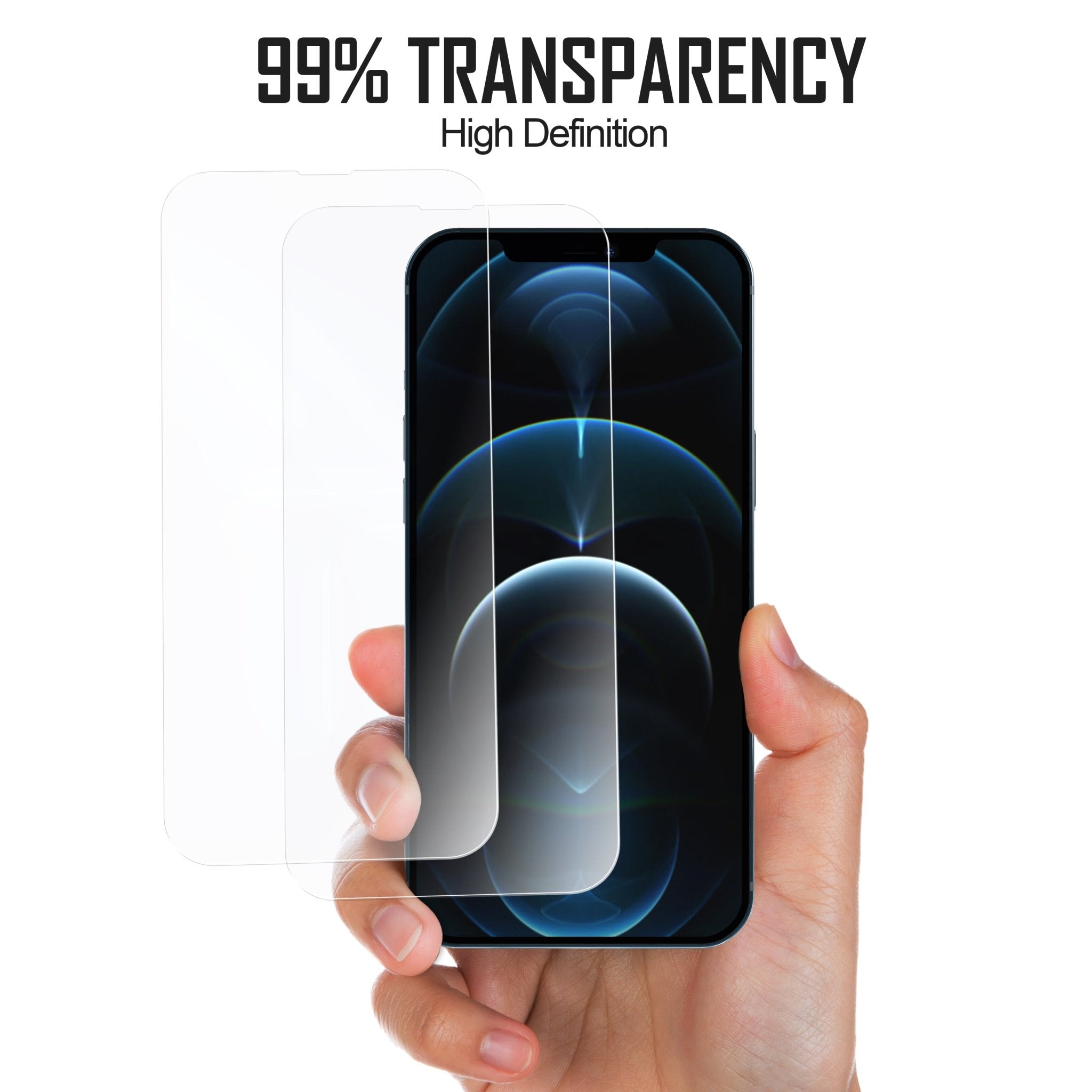 Nasfra High Quality 2 in 1 Screen Protectors with Easy Installation - Mundo Electronic