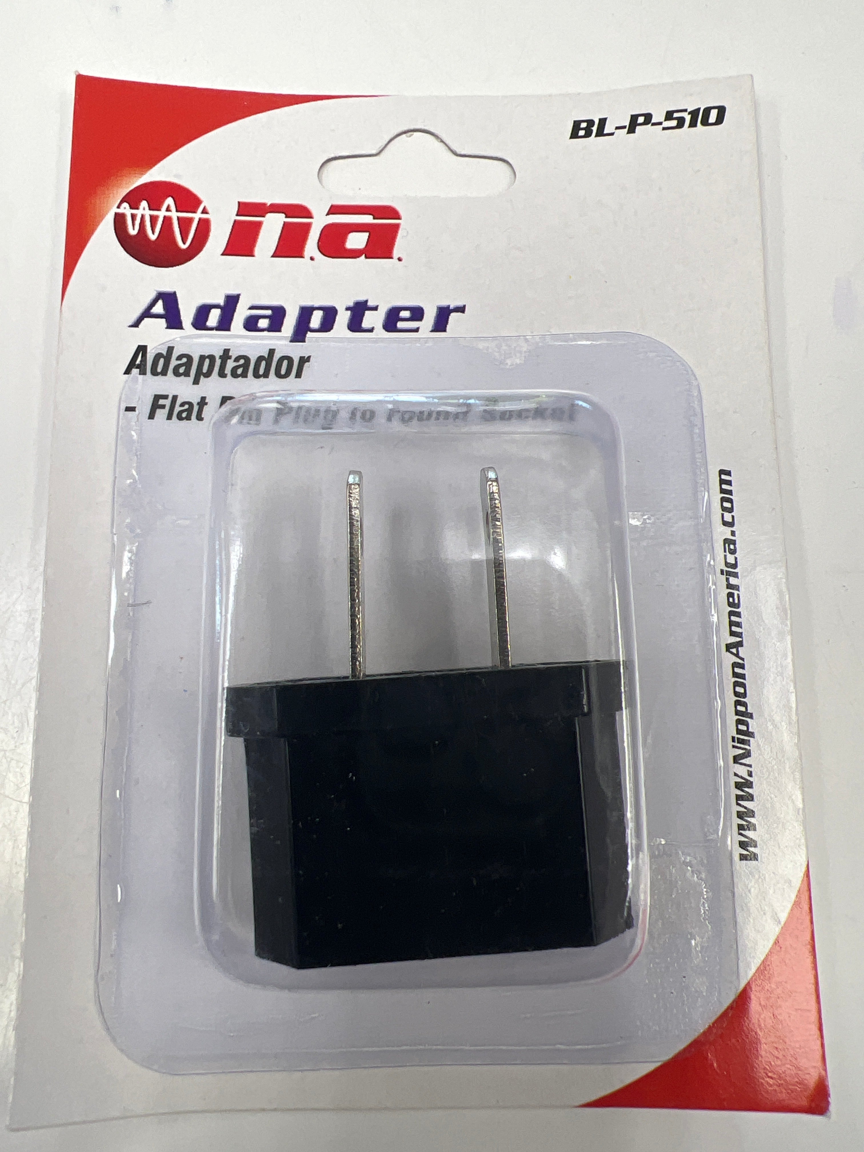 Adapter NA Flat pin Plug BL-P-510