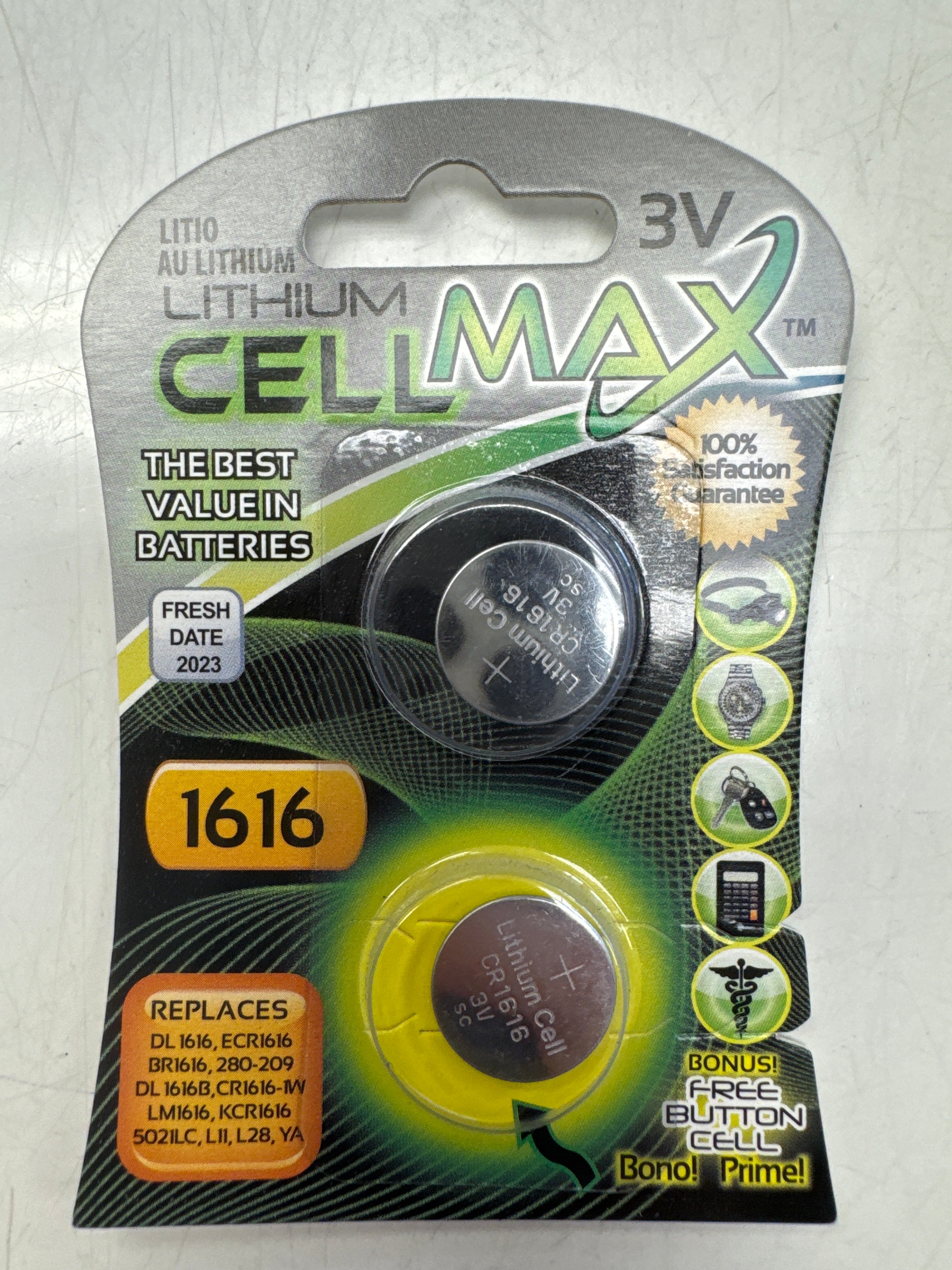 1616 Cell Max Battery