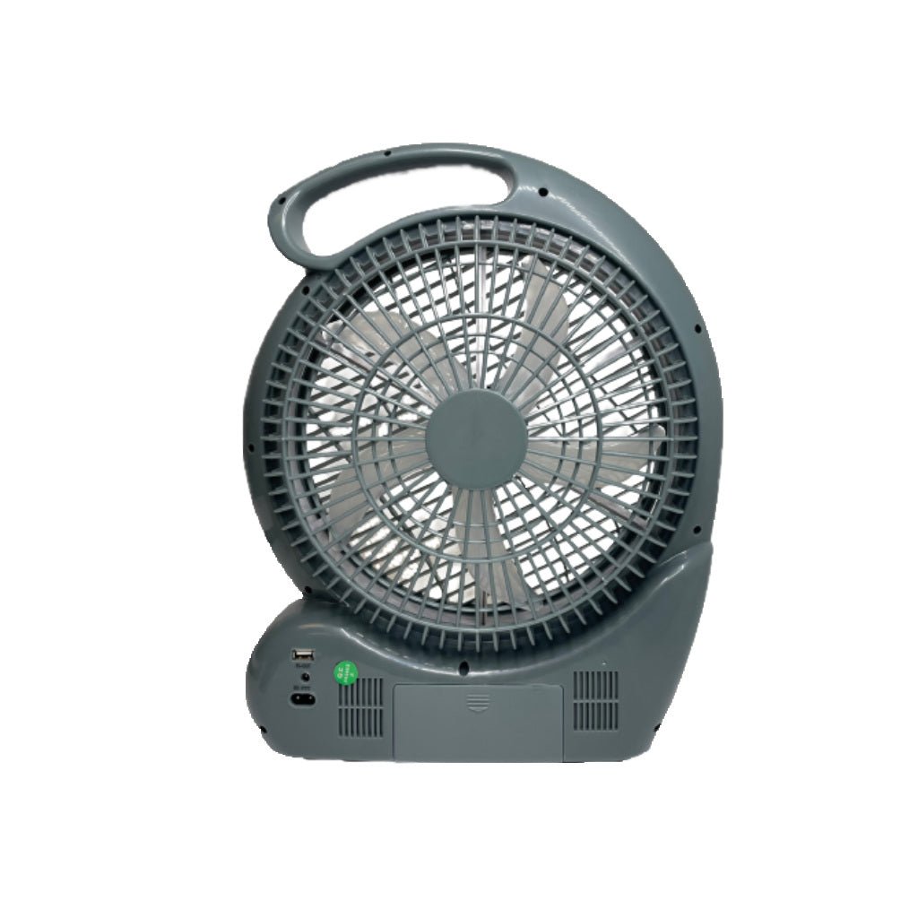Ludger 10″ Rechargeable Fan with Radio EL-8210F - Mundo Electronic