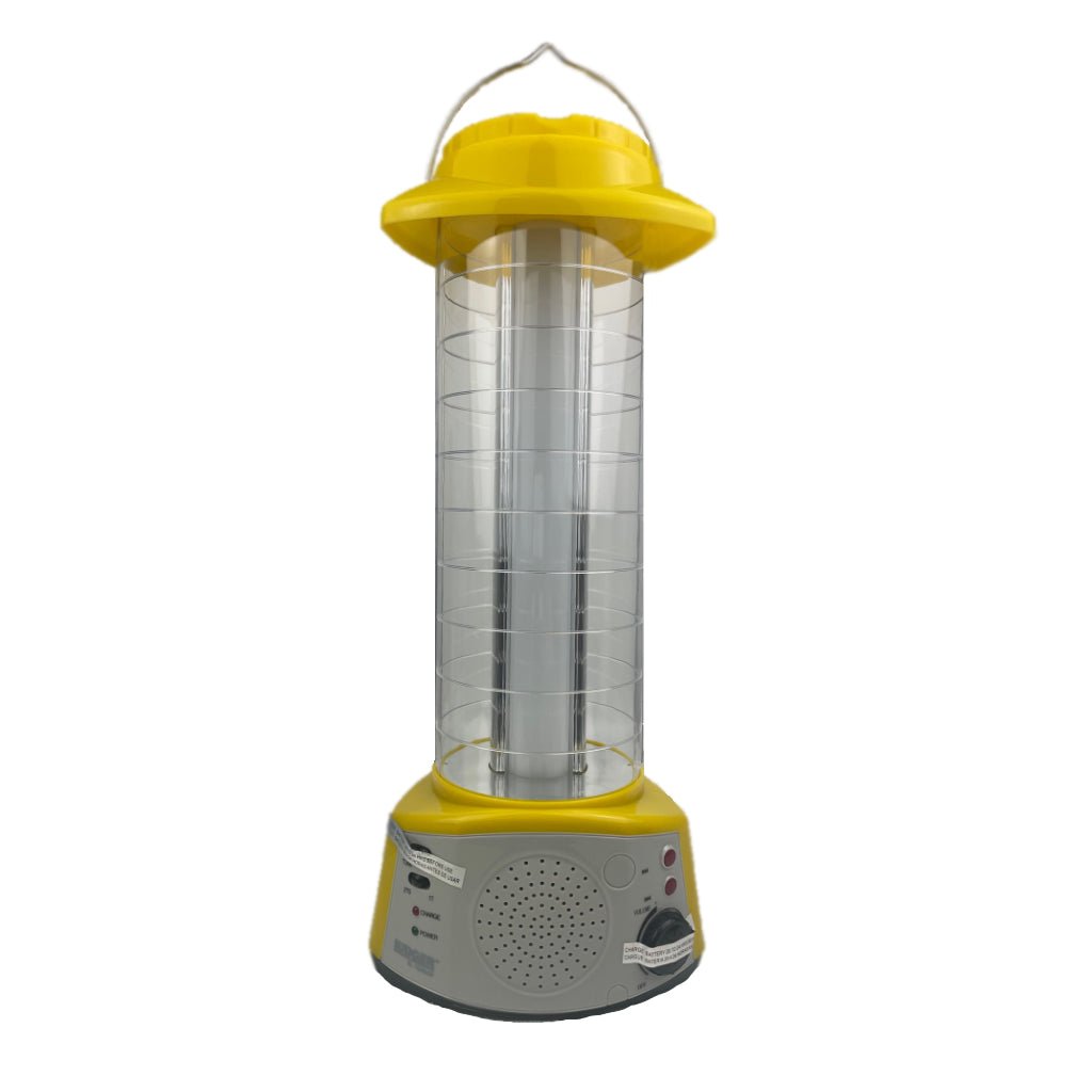 Ludger Rechargeable Lantern with Radio EL-1830LED - Mundo Electronic
