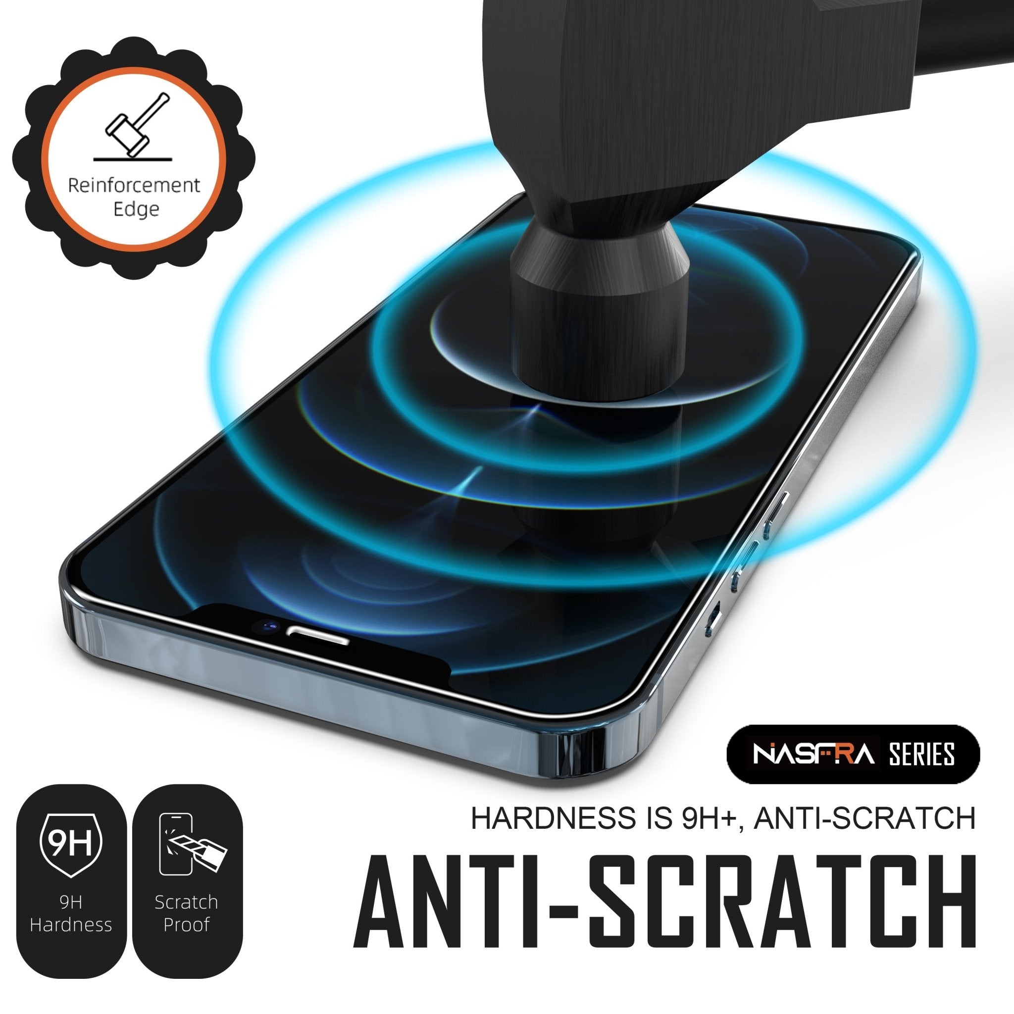Nasfra High Quality 2 in 1 Screen Protectors with Easy Installation - Mundo Electronic