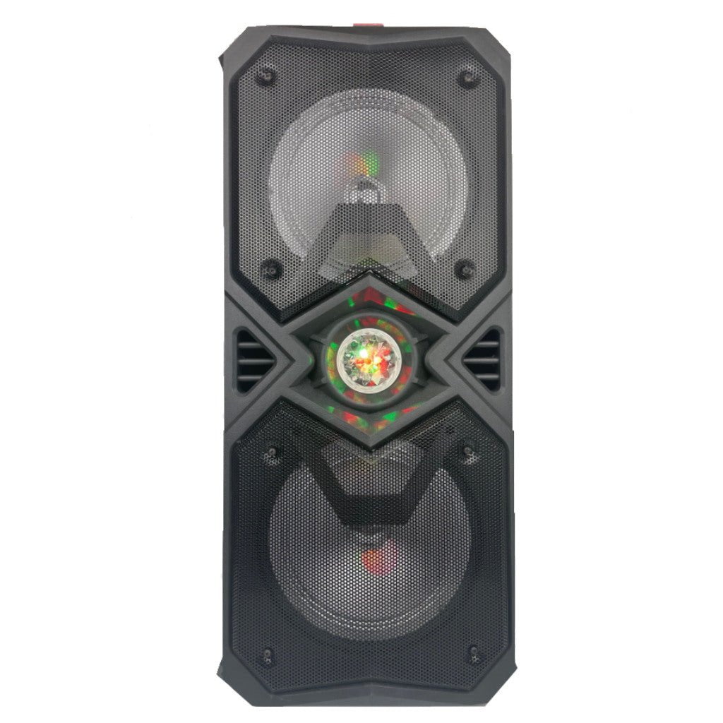Nutek Dual 8 " Rechargable Speaker TS-4528 - Mundo Electronic